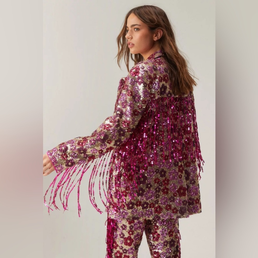 Fringe jacket and pants